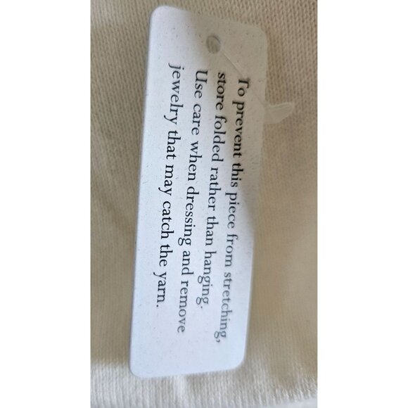 Soft Surroundings Woman Size S New Tunic Sweater Cotton Blend Textured Cowl Neck - Picture 8 of 9